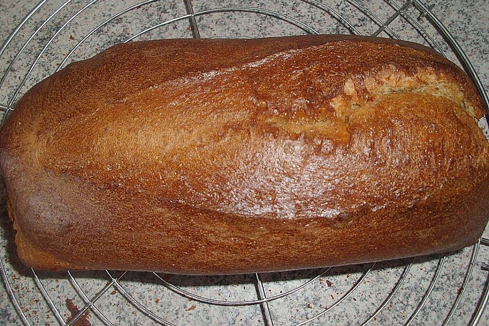 Weizentoastbrot mit Sauerteig