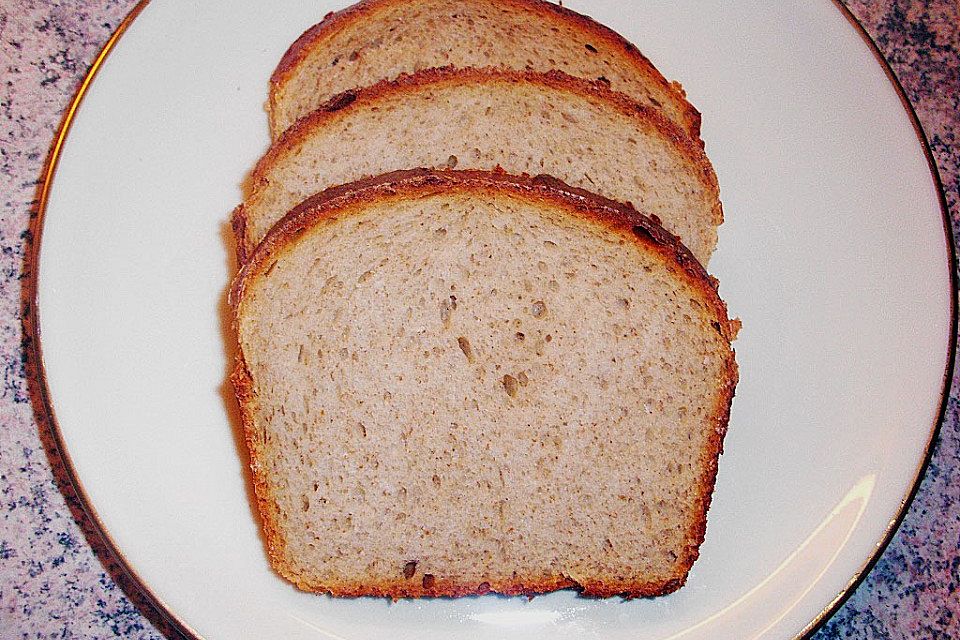 Weizentoastbrot mit Sauerteig