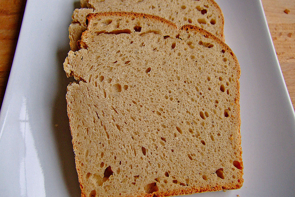 Weizentoastbrot mit Sauerteig