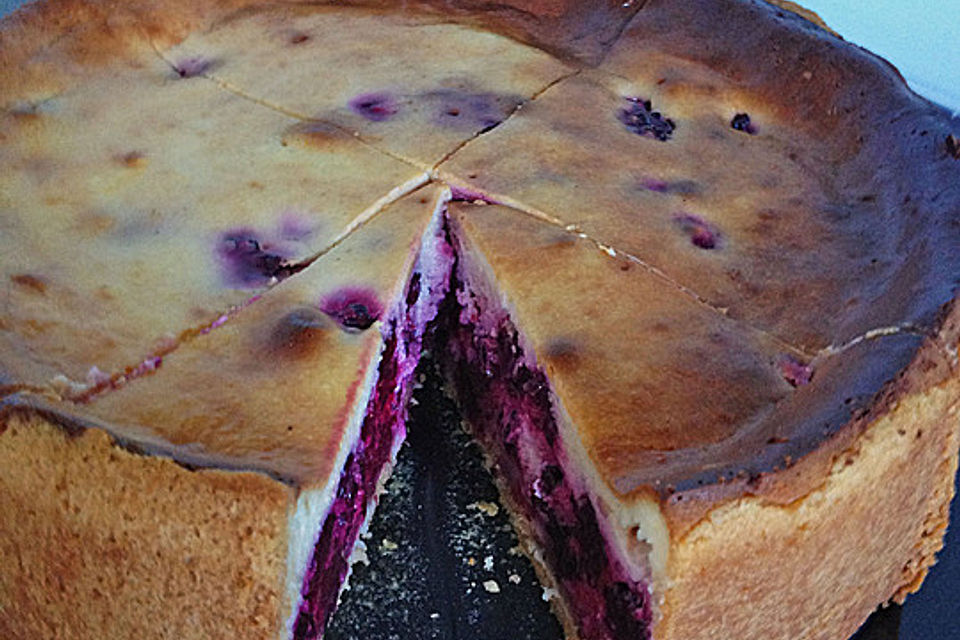 Brombeerkuchen mit Sahneguss