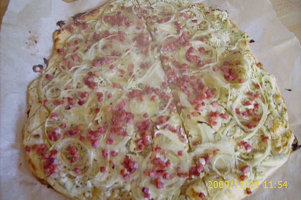 Elsässer Flammkuchen