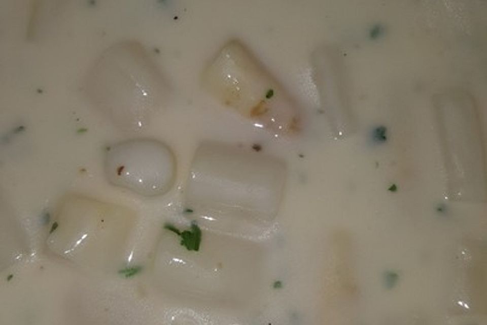 Spargelcremesuppe