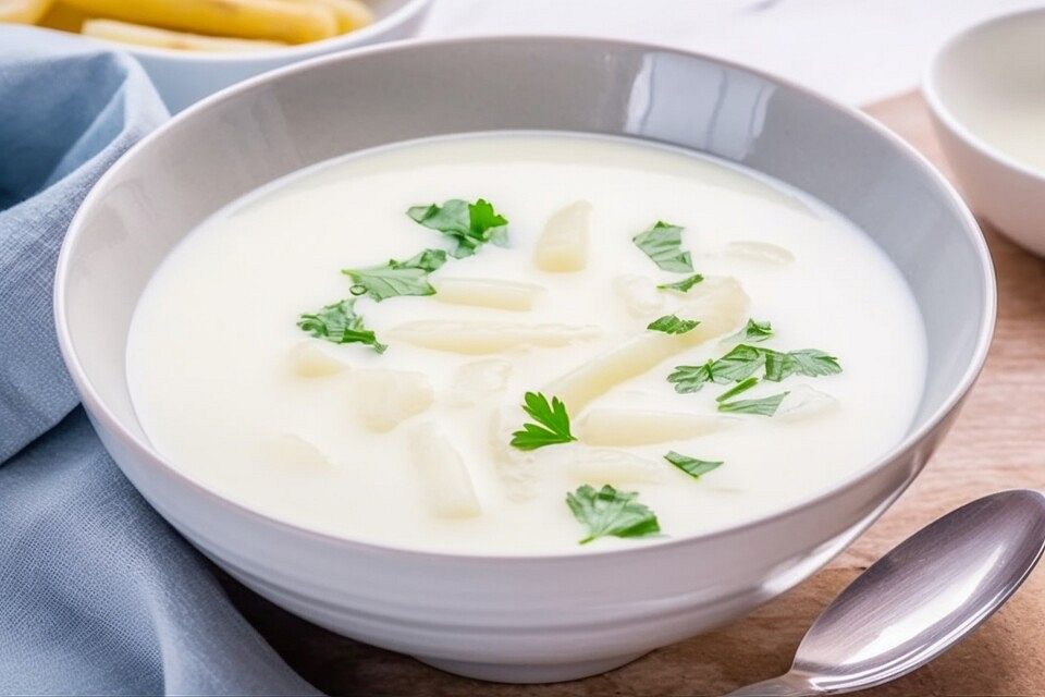 Spargelcremesuppe