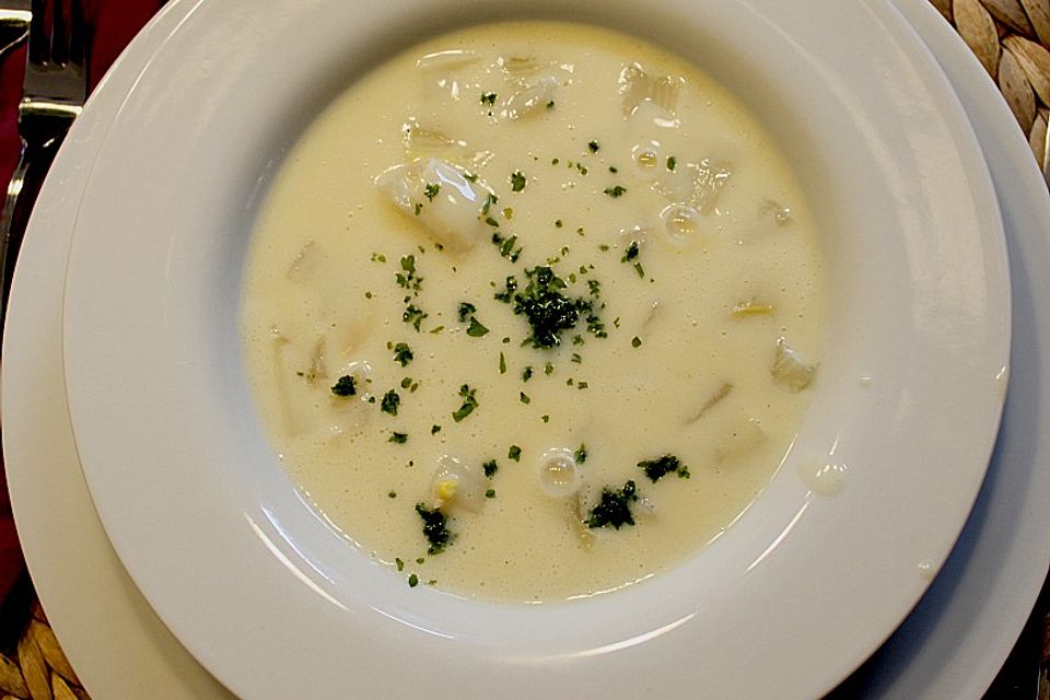 Spargelcremesuppe