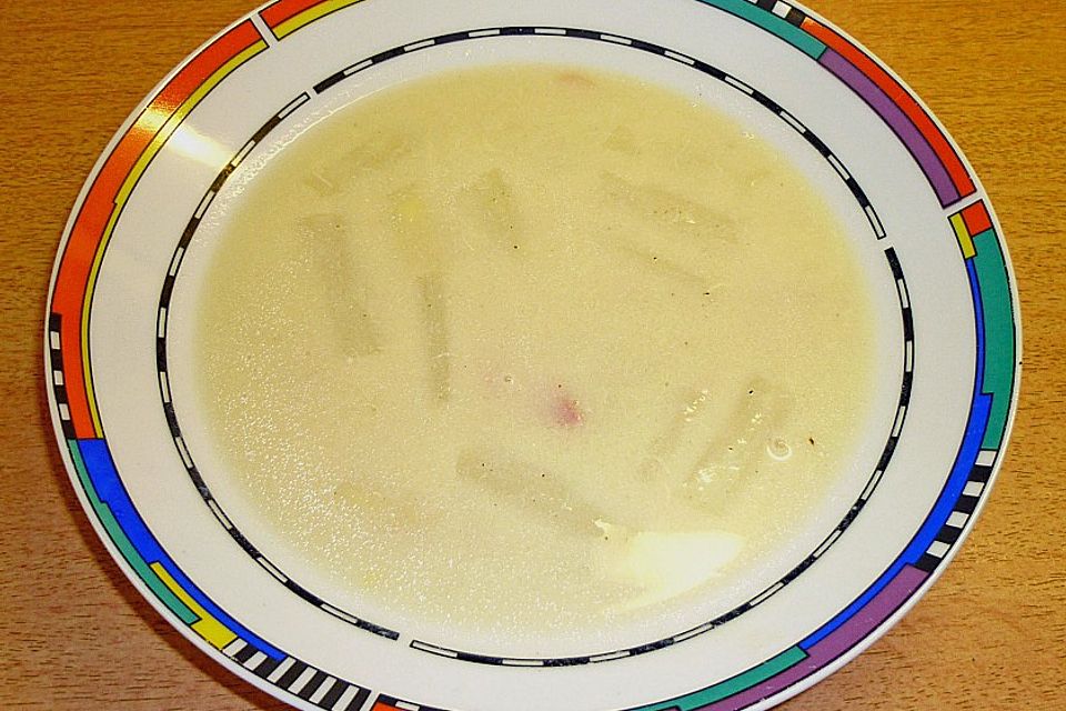 Spargelcremesuppe