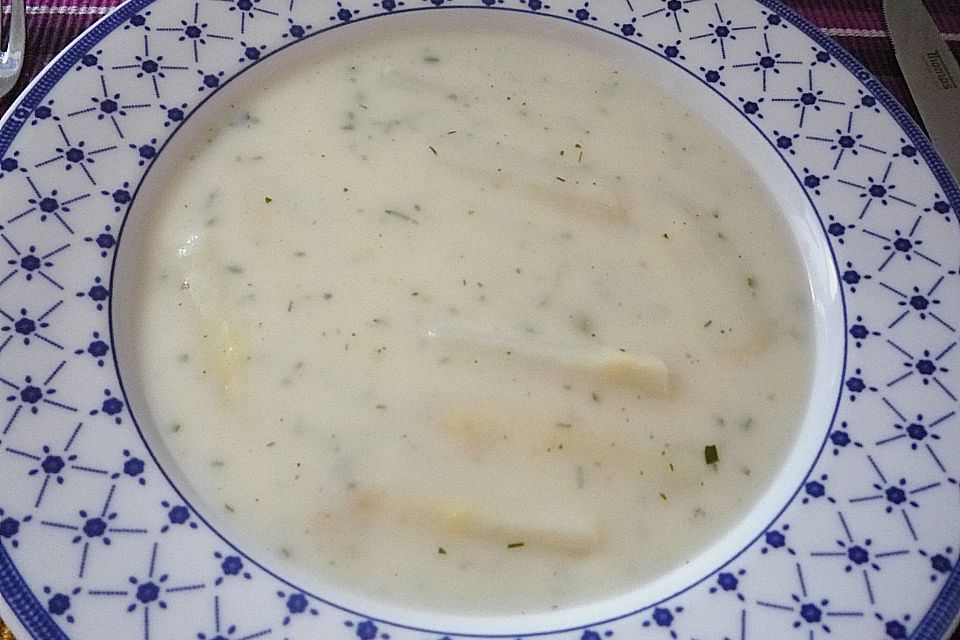 Spargelcremesuppe