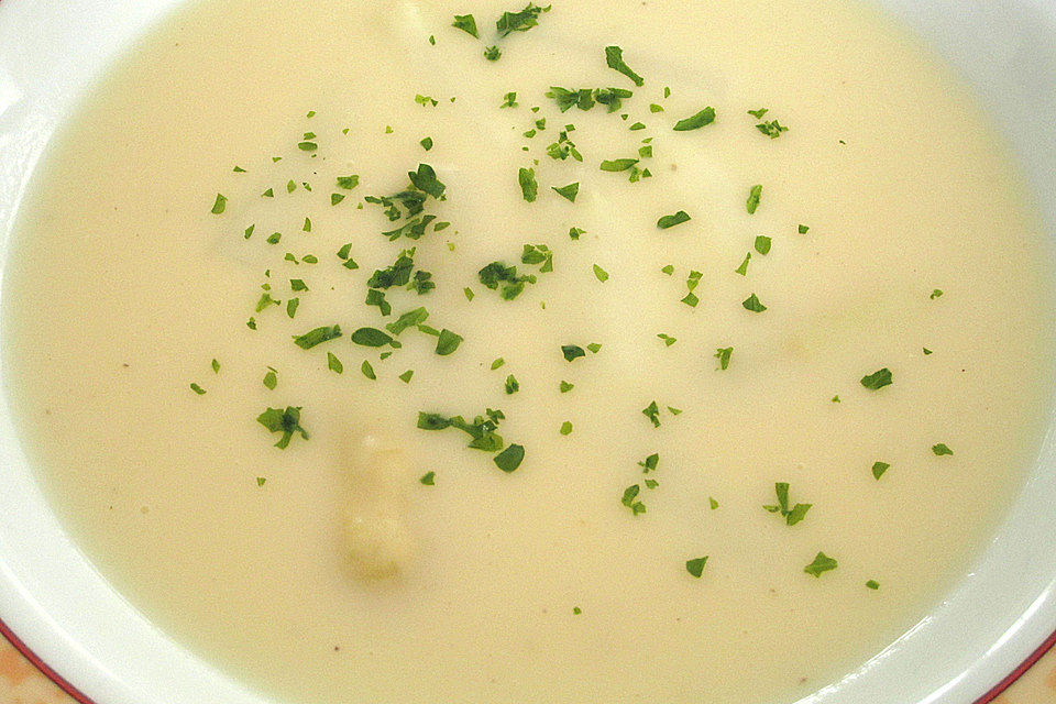 Spargelcremesuppe