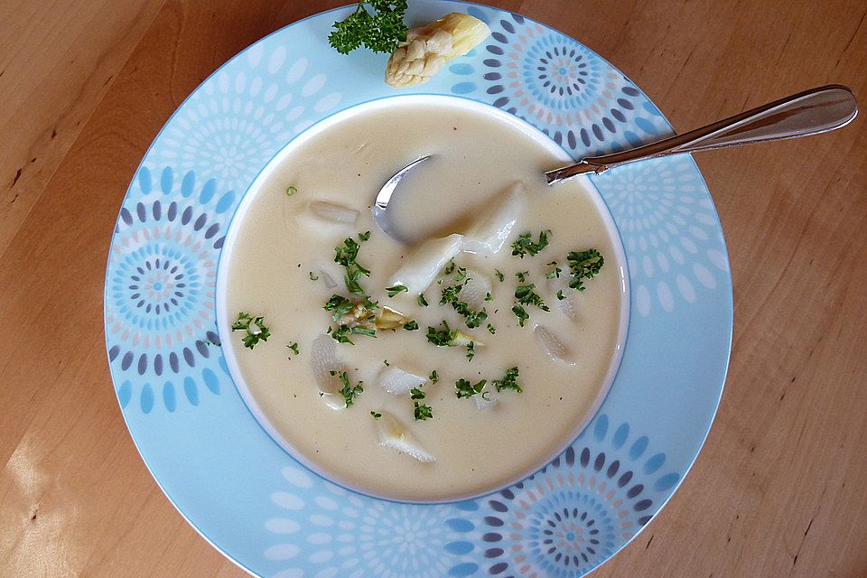 Spargelcremesuppe