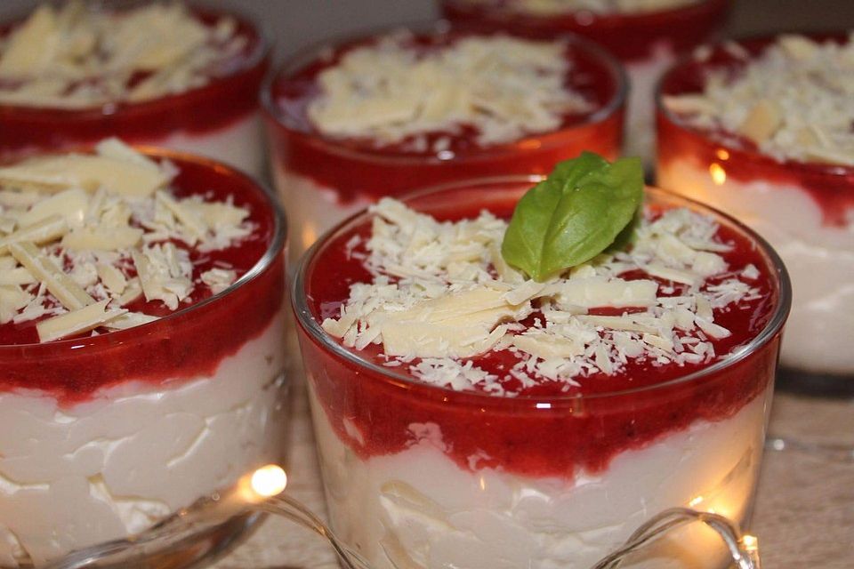 Spaghetti-Eis Dessert