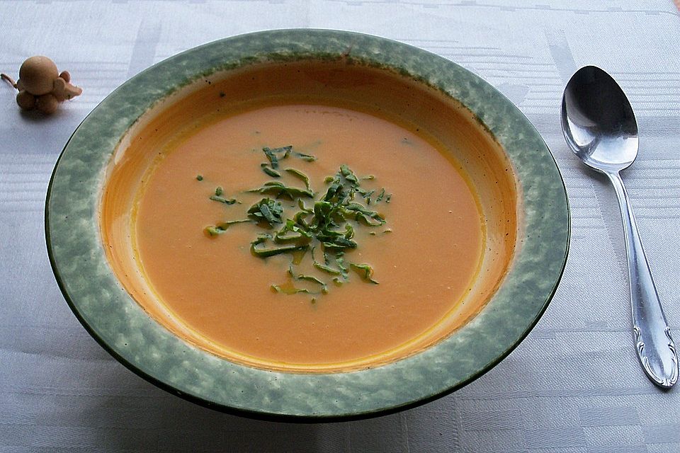 Möhren - Kokos - Suppe