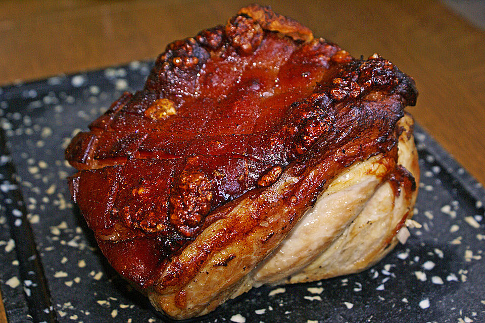 Schweinebraten aus dem Römertopf