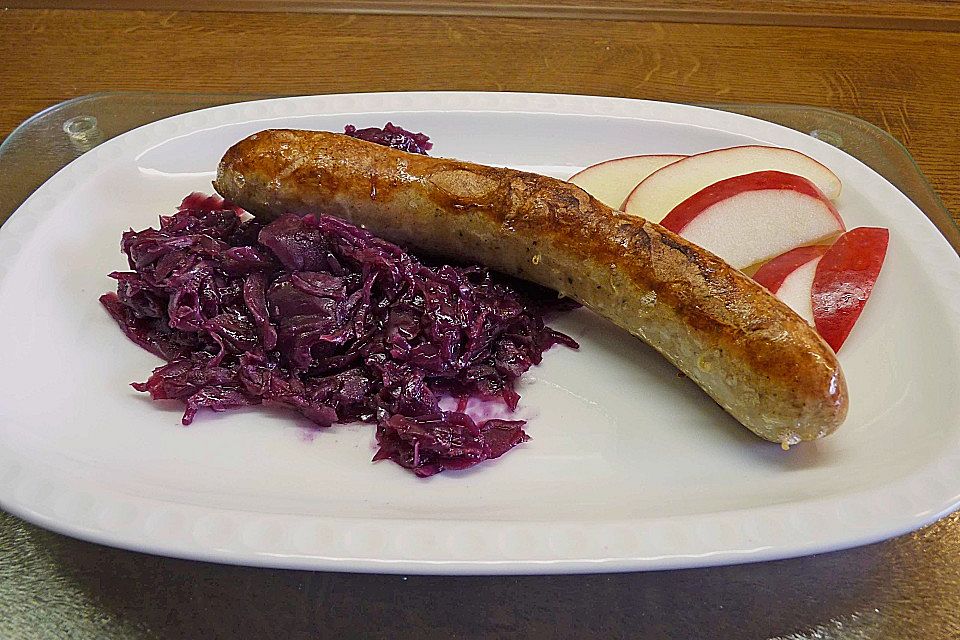 Apfelrotkohl