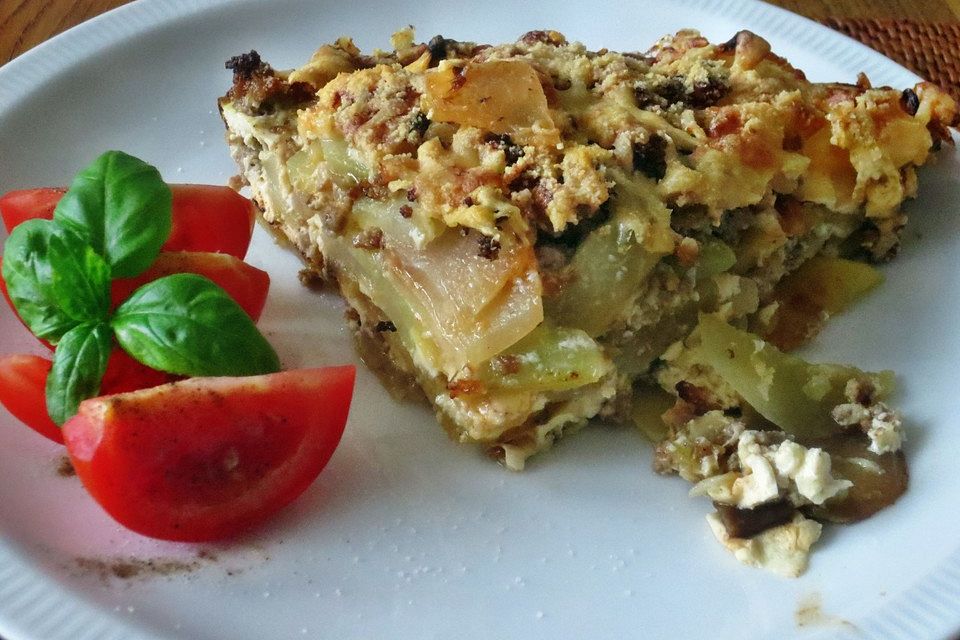 Kohlrabi - Kartoffel - Gratin