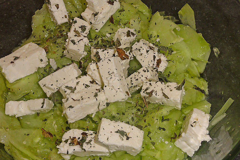 Gurken - Feta - Salat