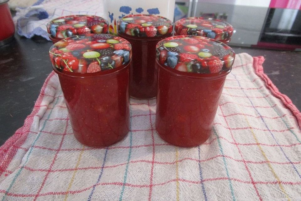 Mango - Erdbeer - Marmelade