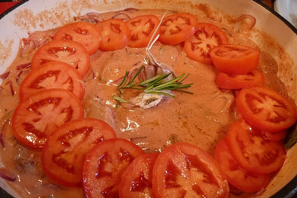 Tomaten - Rahm - Braten