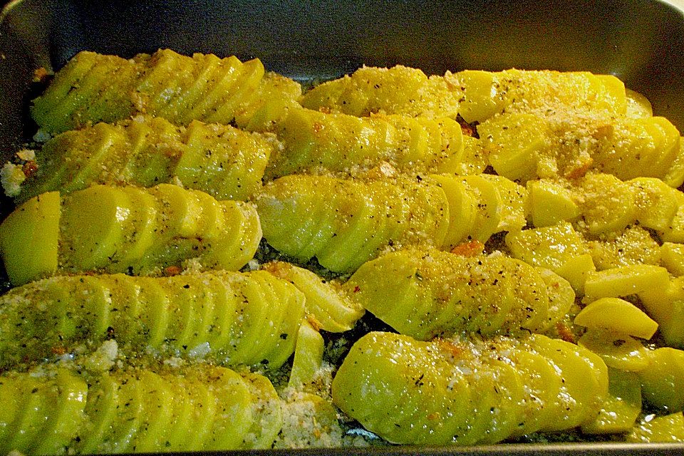 Hasselback - Kartoffeln