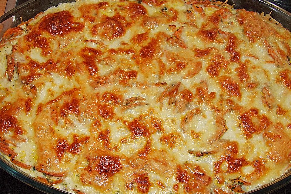 Karotten - Reis - Gratin