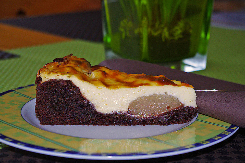 Birnen - Schmandkuchen