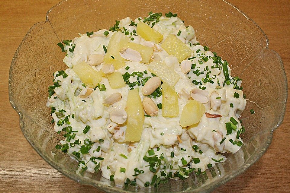 Käse - Erdnuss - Salat