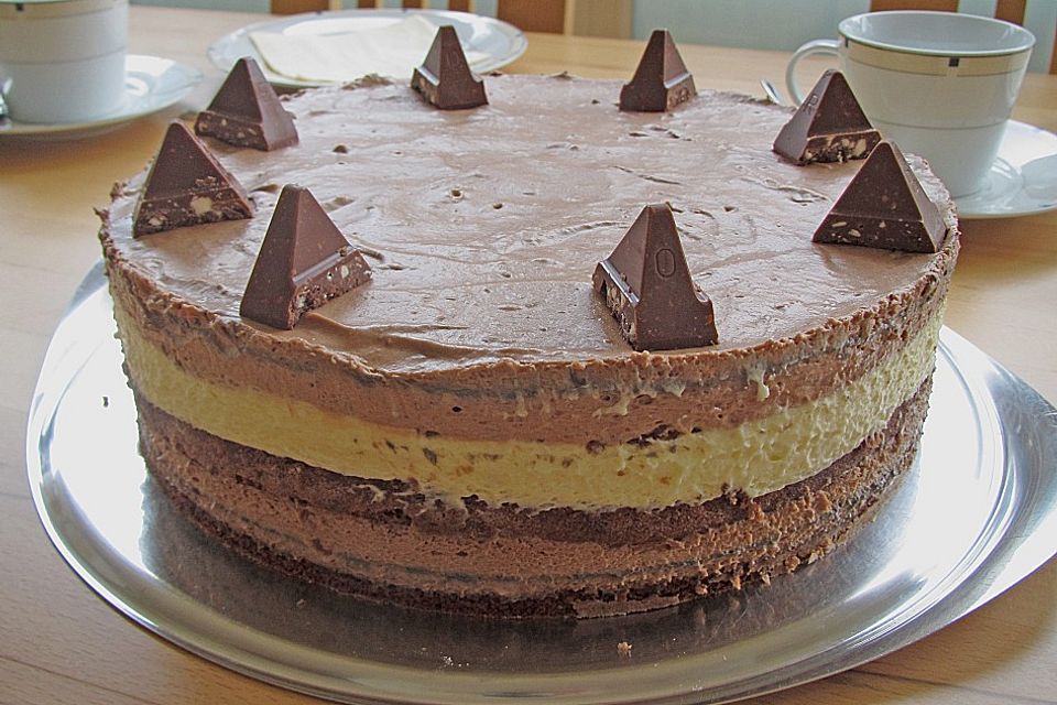 Schweizerische Toblerone - Mousse - Torte