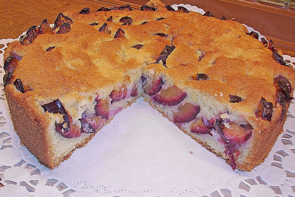 Rührkuchen - Palette (Zwetschgen Kuchen)