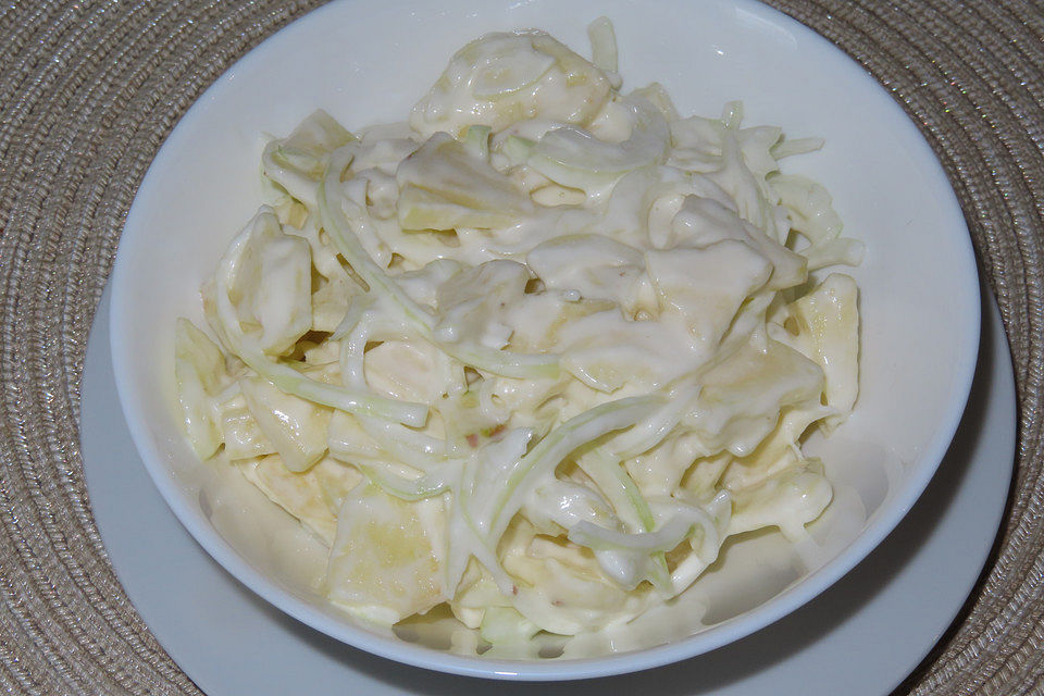 Eselchens Apfel - Zwiebel - Salat