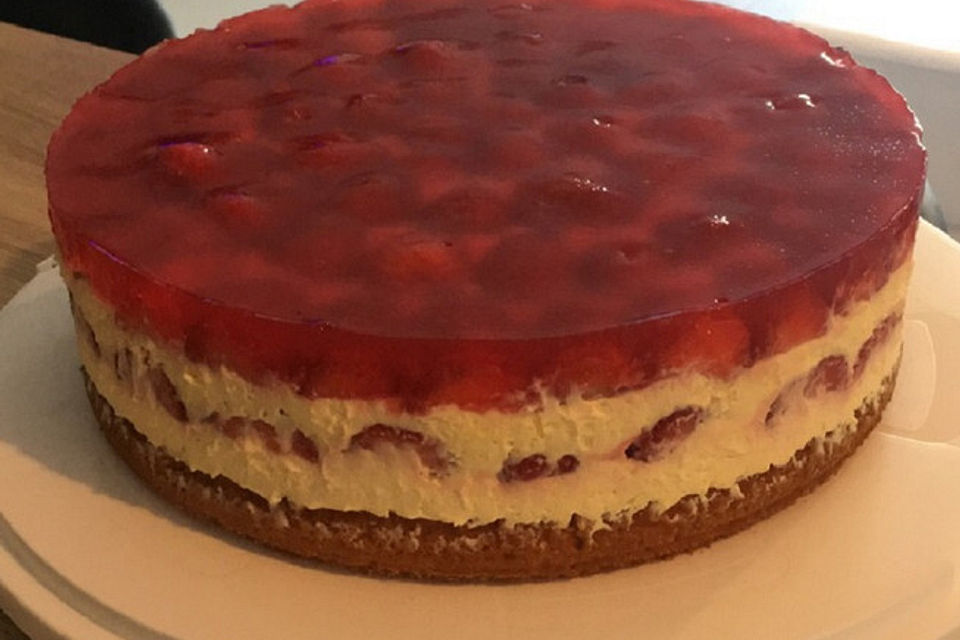 Erdbeer - Vanillecreme - Torte