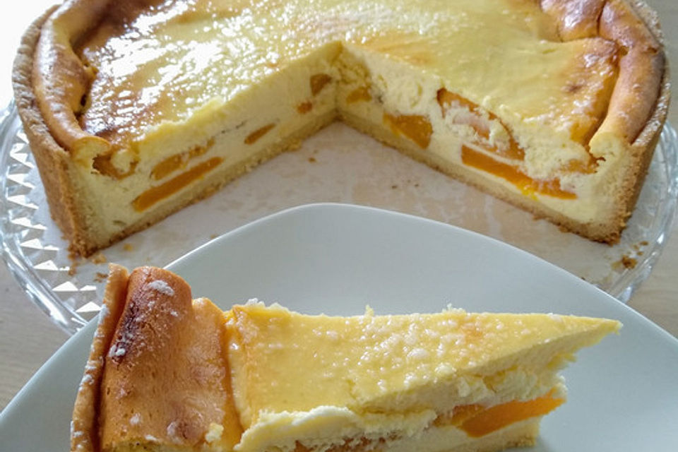 Himmlischer Pfirsich - Käsekuchen