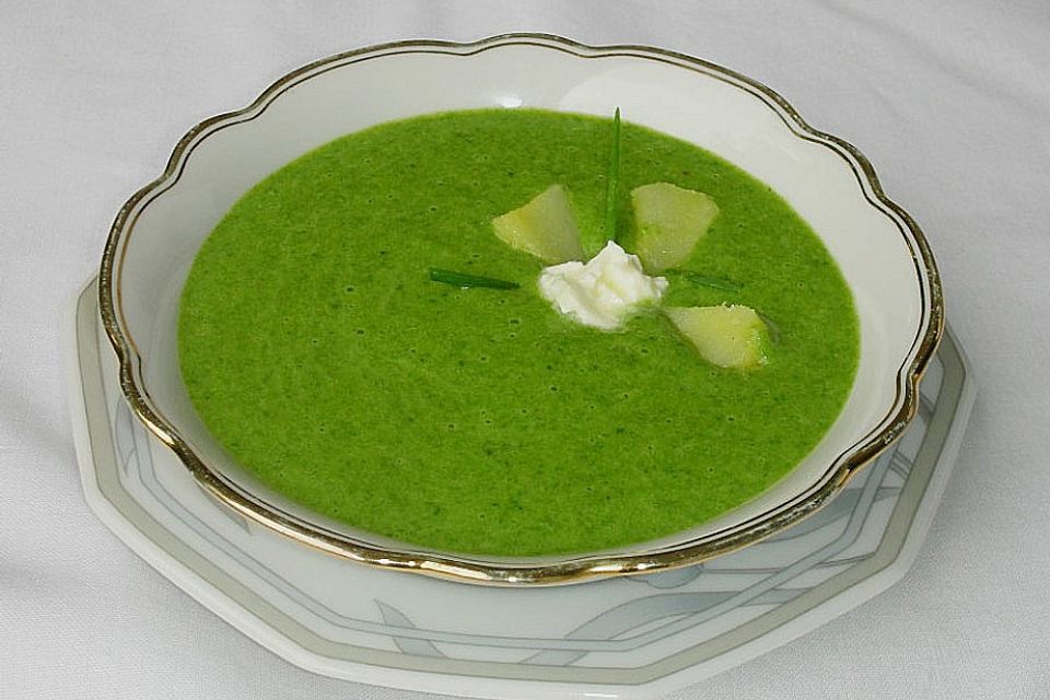 Spinatcremesuppe