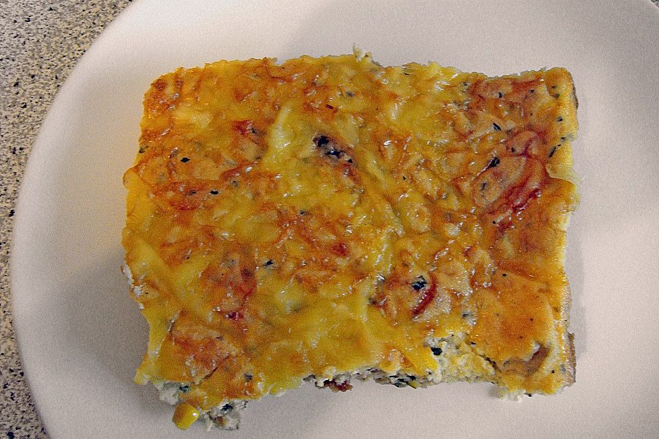 Polenta-Gemüseauflauf