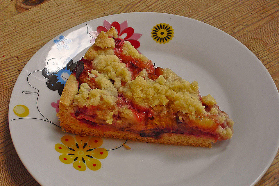 Zwetschgenkuchen mit Streuseln