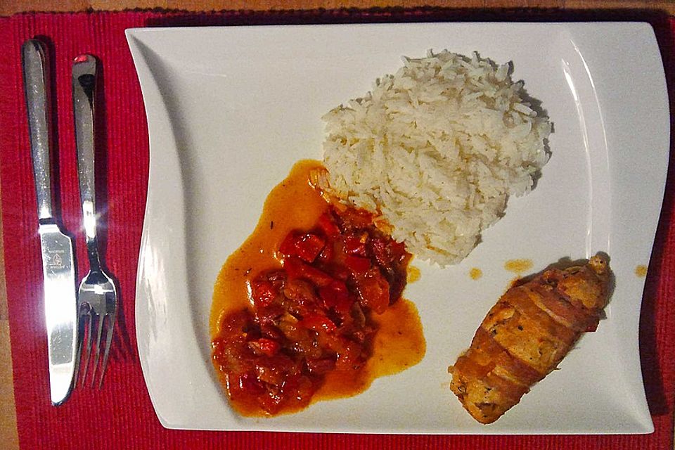 Hähnchenbrustfilets gefüllt mit Gorgonzola