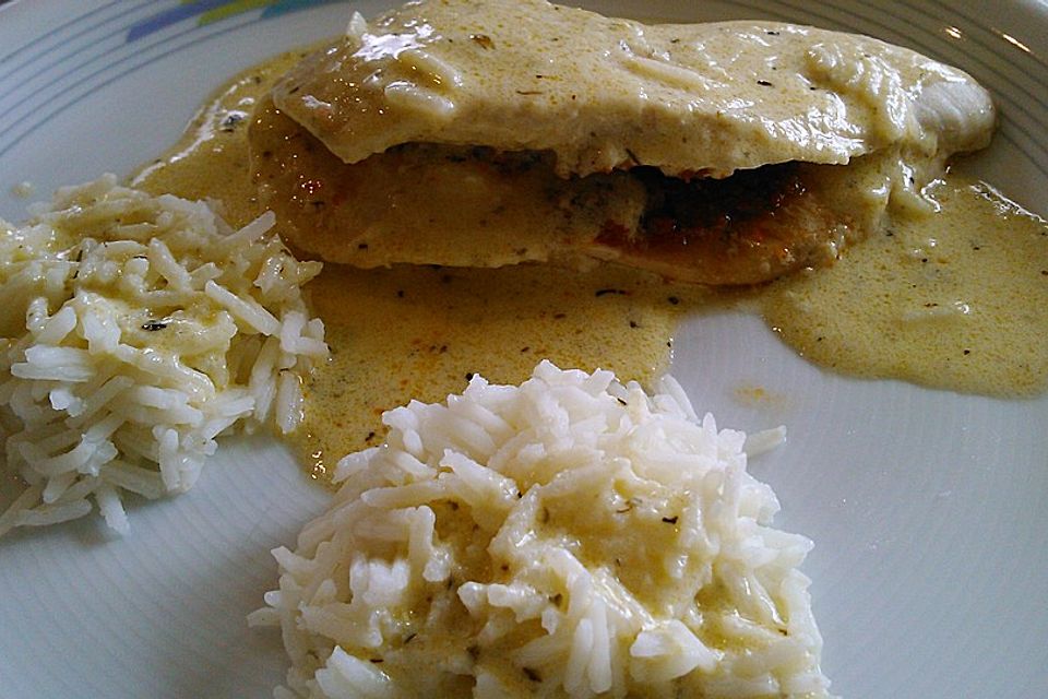 Hähnchenbrustfilets gefüllt mit Gorgonzola