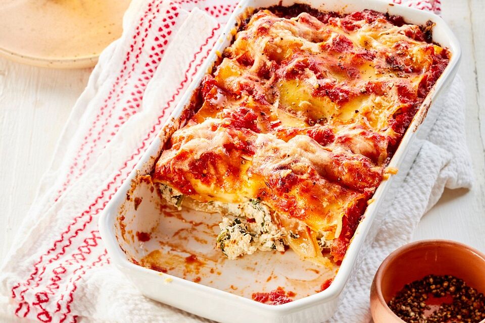 Ricotta - Spinat - Cannelloni