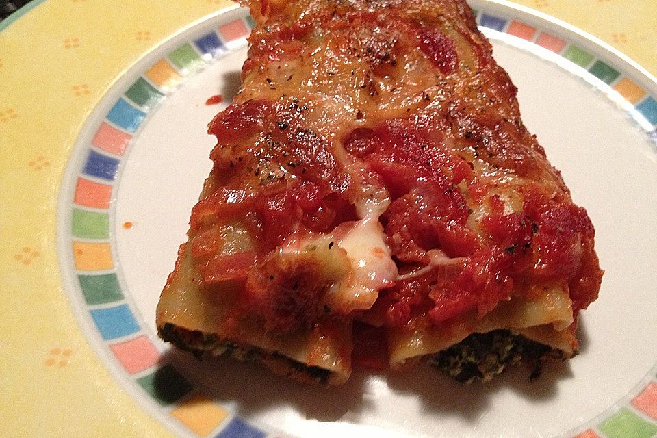 Ricotta - Spinat - Cannelloni