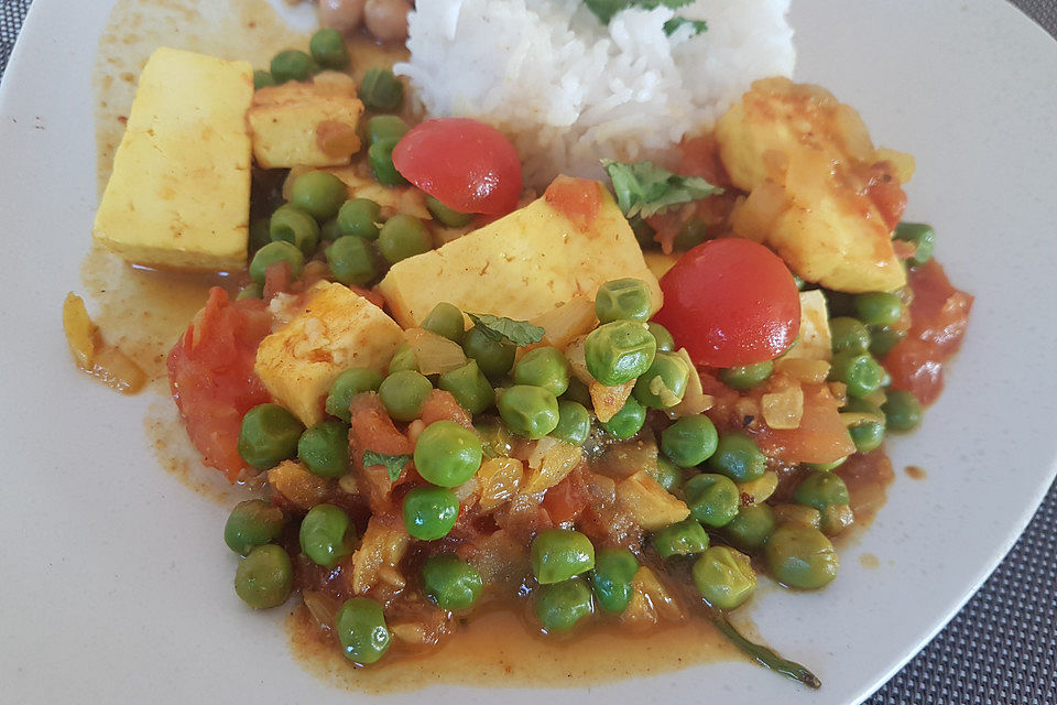 Matar Paneer