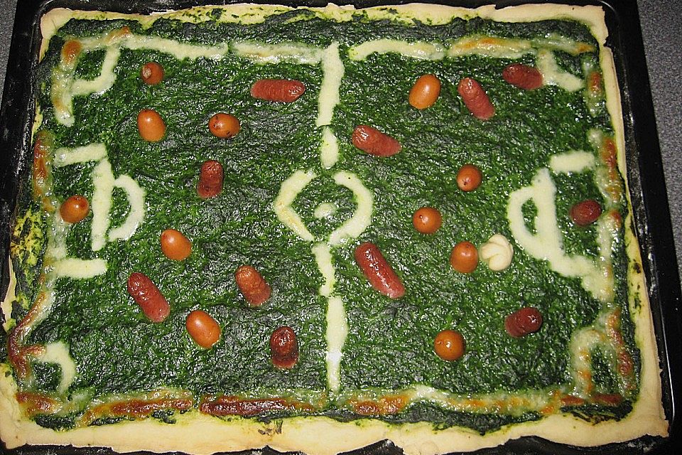 Fußballpizza