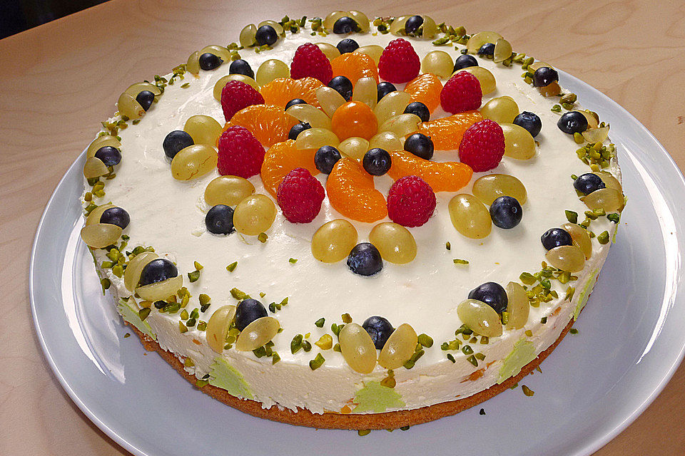 Frischkäsetorte mit Mandarinen