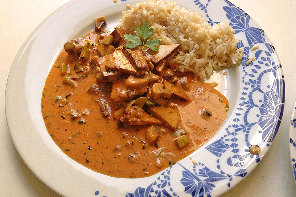 Tofu Stroganoff