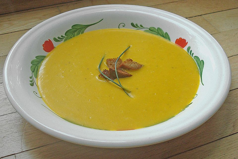 Kürbiscremesuppe