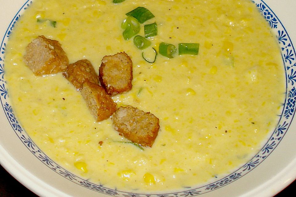 Mais - Curry - Suppe