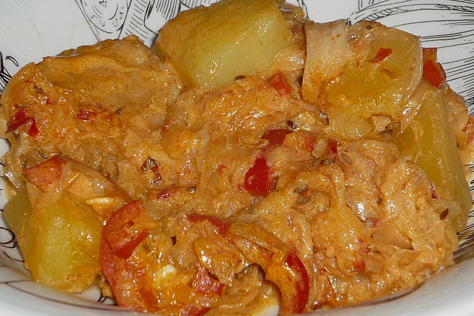 Szegediner Kartoffelgulasch