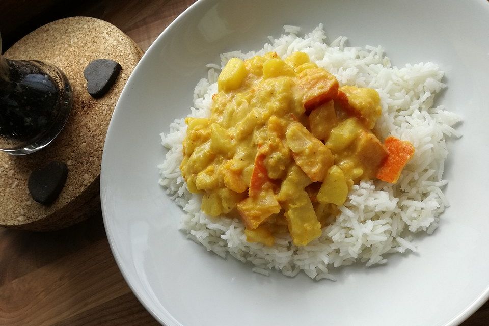 Kartoffel - Kürbis - Curry