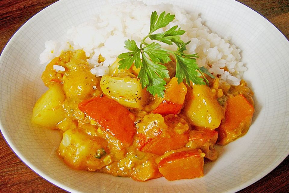 Kartoffel - Kürbis - Curry