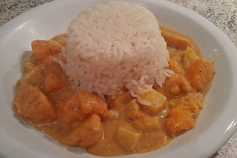 Kartoffel - Kürbis - Curry