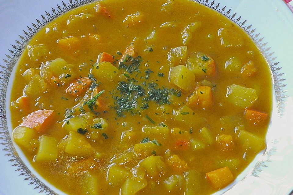 Kartoffel - Kürbis - Curry