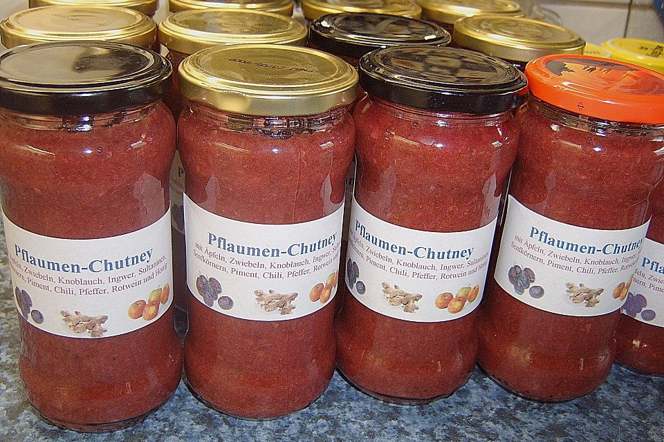 Pflaumen - Chutney