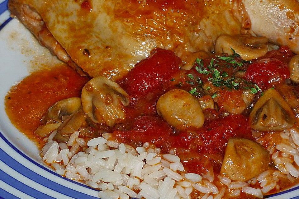 Hähnchen  Marengo