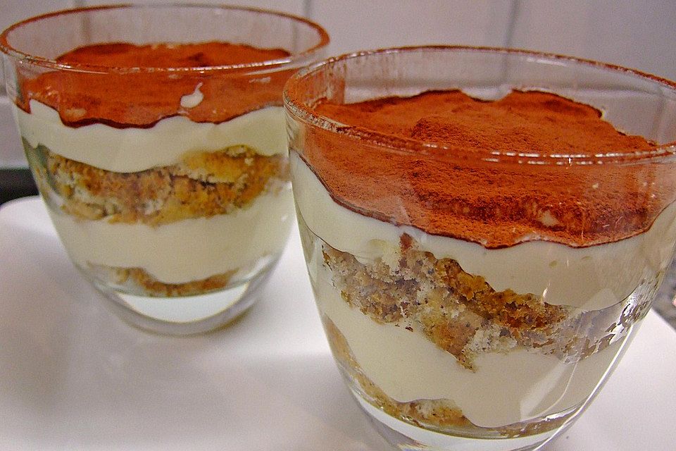 Kalorienarmes Tiramisu